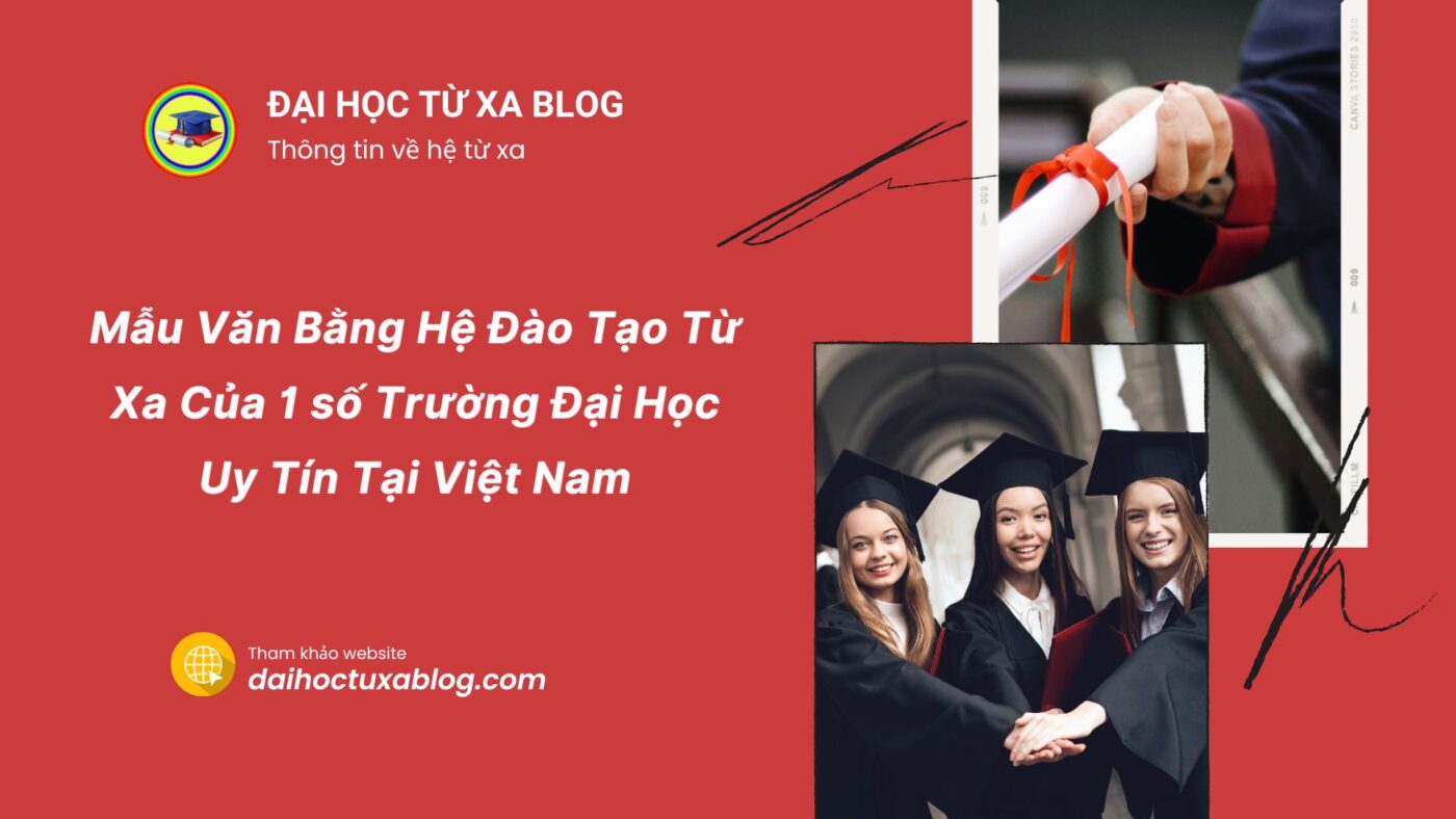 Mẫu văn bằng hệ đào tạo tư xa