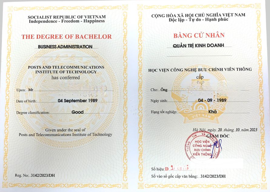 Văn bằng hệ đào tạo từ xa trường PTIT