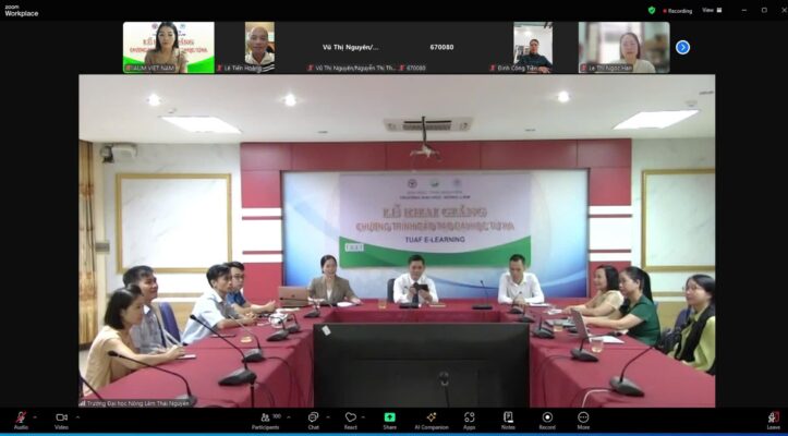 Lễ khai giảng hệ từ xa Trường Đại Học Nông Lâm Thái Nguyên