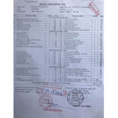 Yêu cầu hồ sơ trường Đại Học Lao Động - Xã Hội