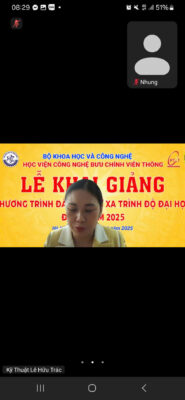 Chị Kim Yến - Đại Diện Trạm Lê Hữu Trác Phát Biểu